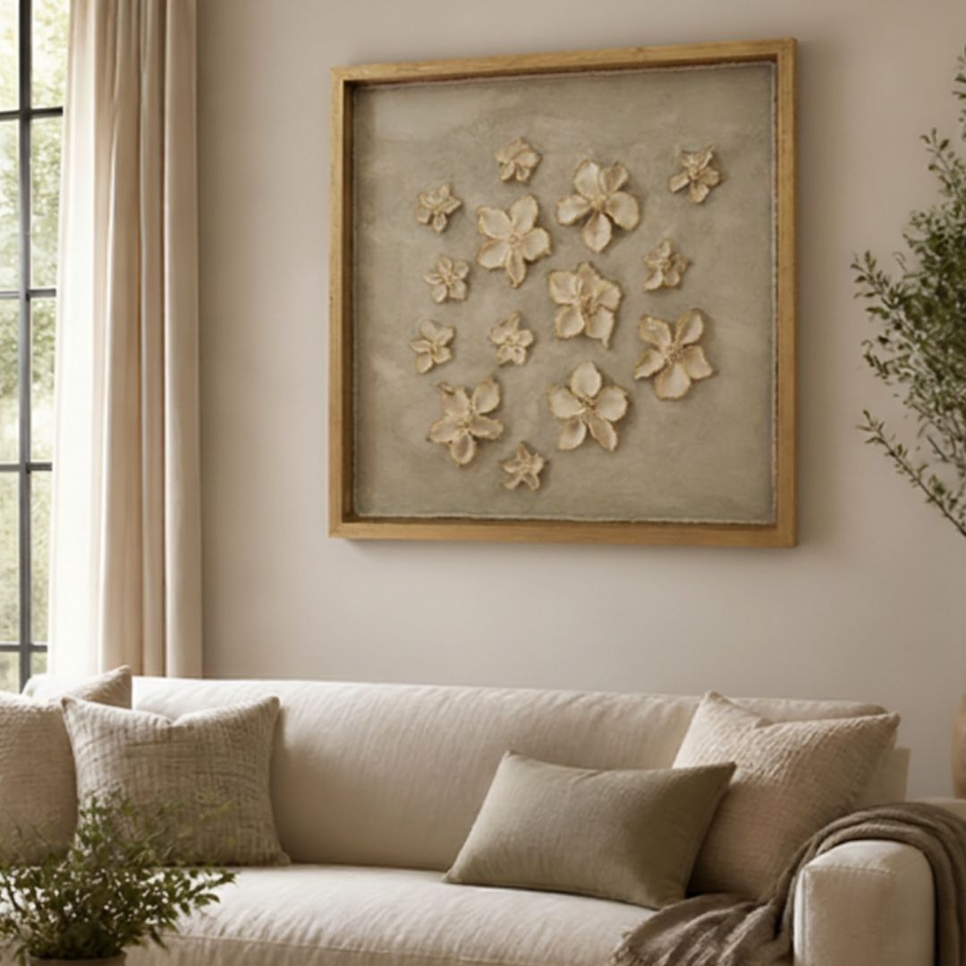 Golden Blossoms Original Wall Art