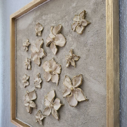 Golden Blossoms Original Wall Art