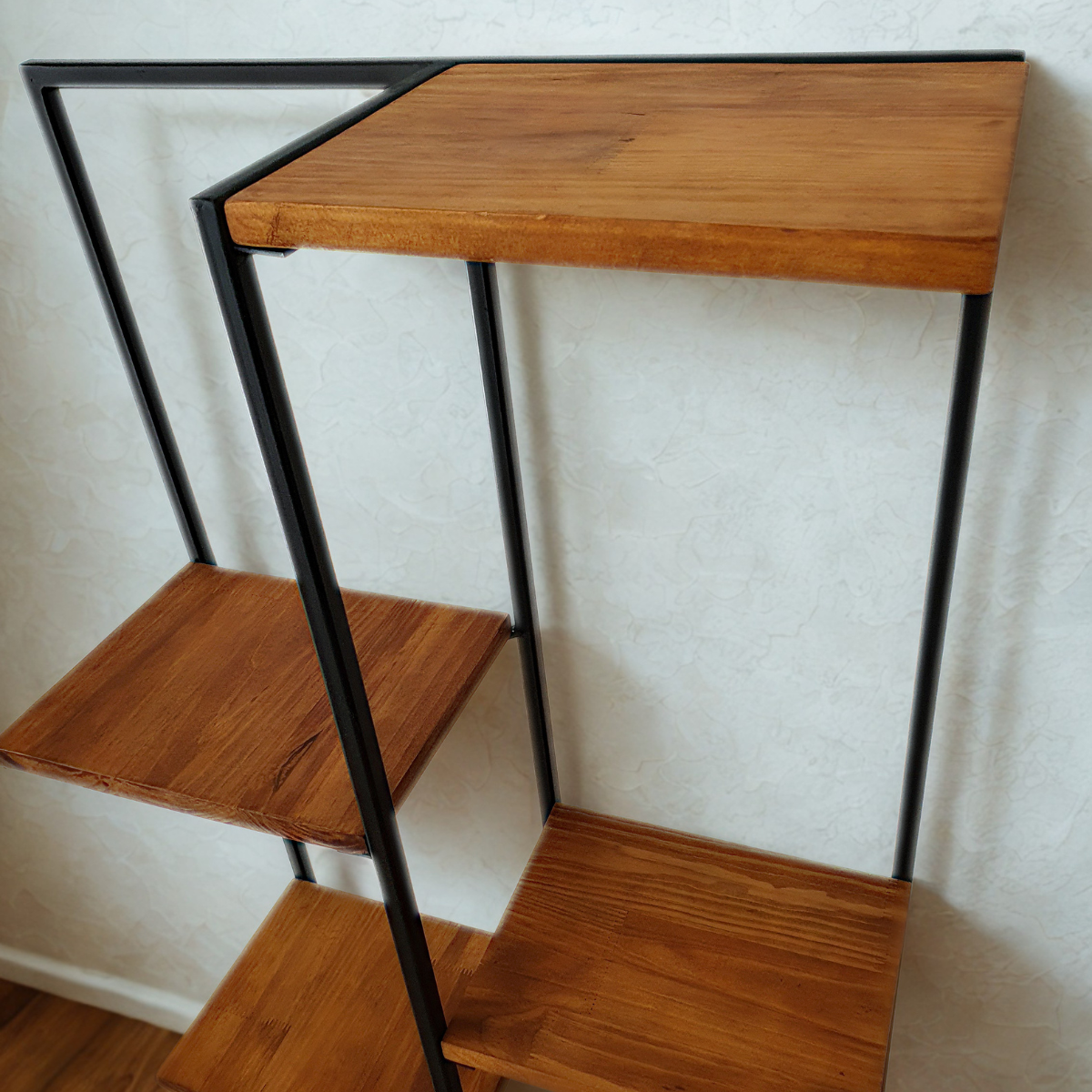 A modern 4 tier display shelve