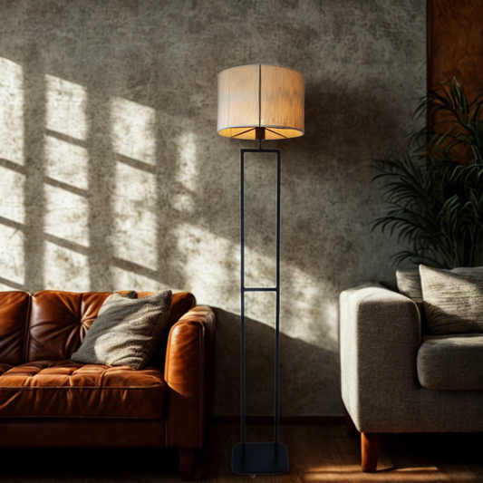 Ardhi Susario Floor Lamp - Round Shade